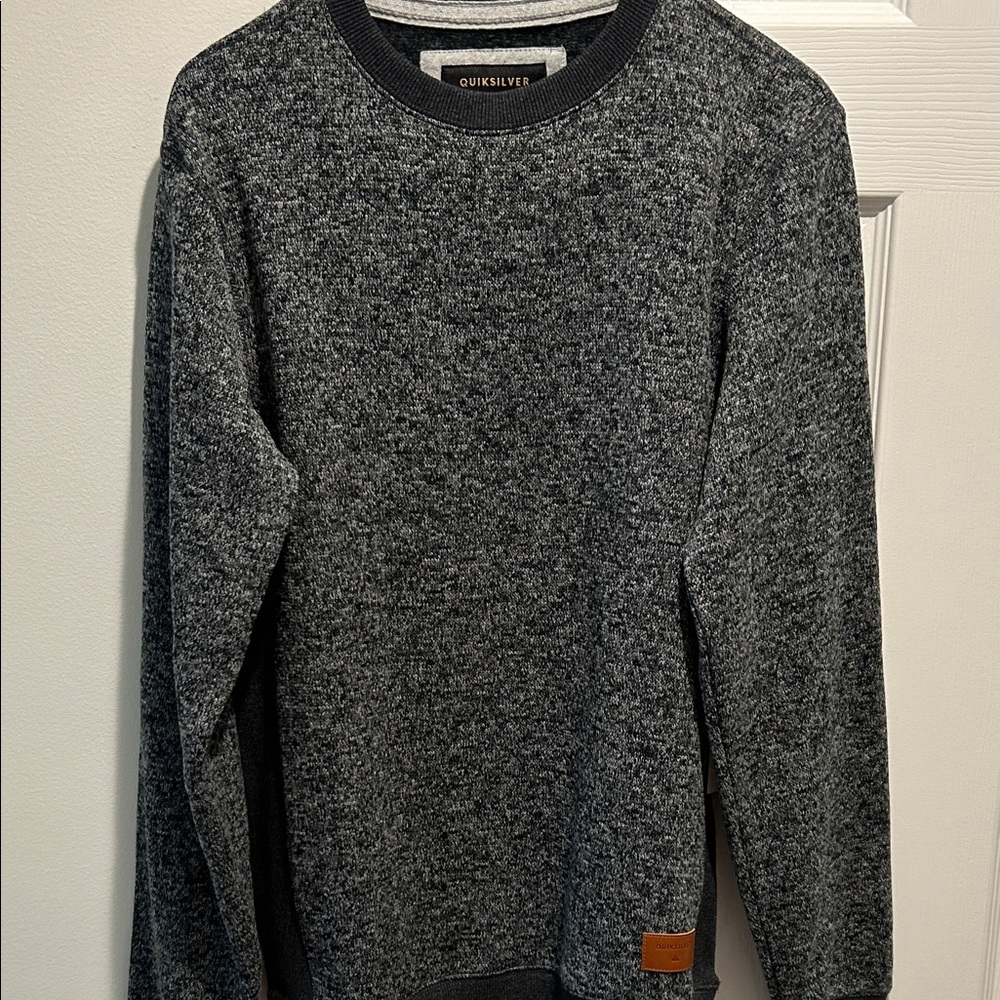 NWT Quiksilver Men's Charcoal Crewneck Sweater size S